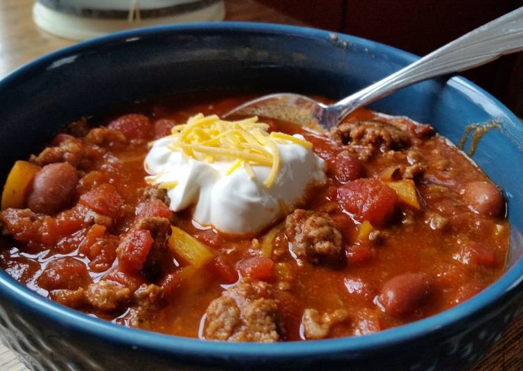 Quick and Easy Ground Beef Chili