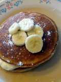 Bananas and Cream Pancakes