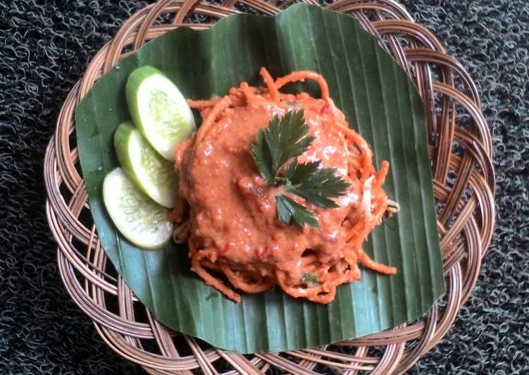 Resep Mie Gomak Siram Bumbu Kacang #pr_dibumbukacangin Super Lezat