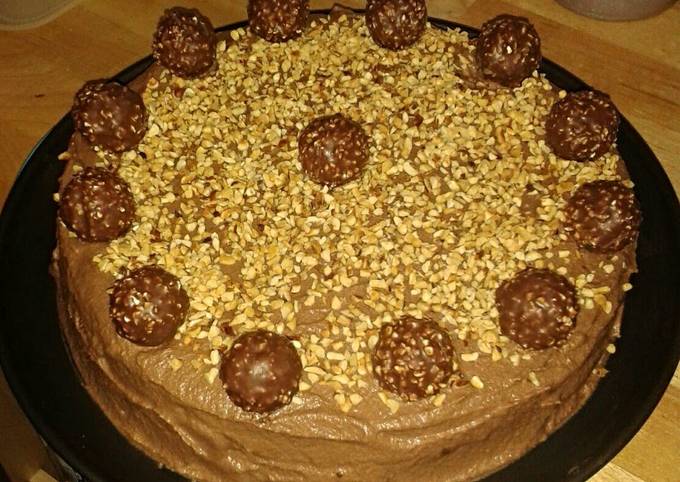 Delicious Ferrero Rocher tart