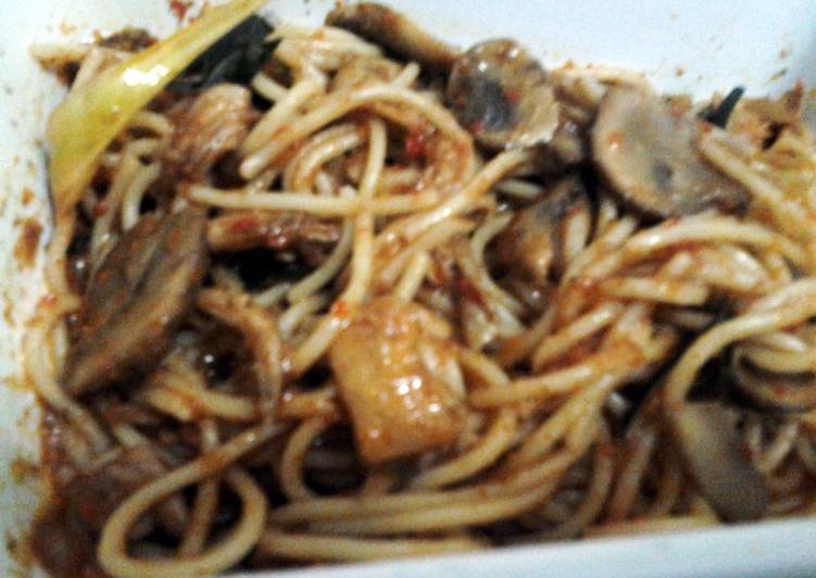 Recipe of Super Quick Homemade spaghetti tomyam