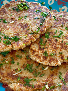 Una foto de Pan Naan de Avena