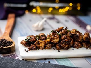 Mushroom Pepper Fry