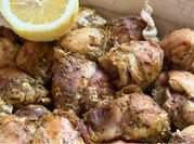 A picture of baked tumeric chicken