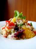 Quinoa with Oranges, Walnuts & Dried Fruit