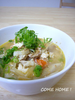 A picture of Our Family Recipe for Pork Soup with Lots of Sesame.