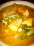 Tonjiru soup (Sopa de miso con cerdo y verduras)