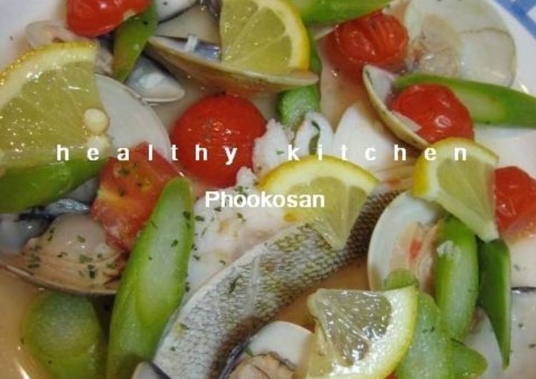 Recipe of Favorite Easy Cod and Hamaguri Clam Acqua Pazza