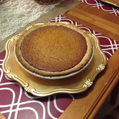 A picture of Sweet potatoe pie.