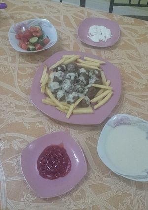 صورة لوصفة كرات الكفتة