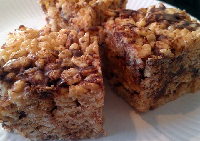 chocolate peanut butter rice krispie treats