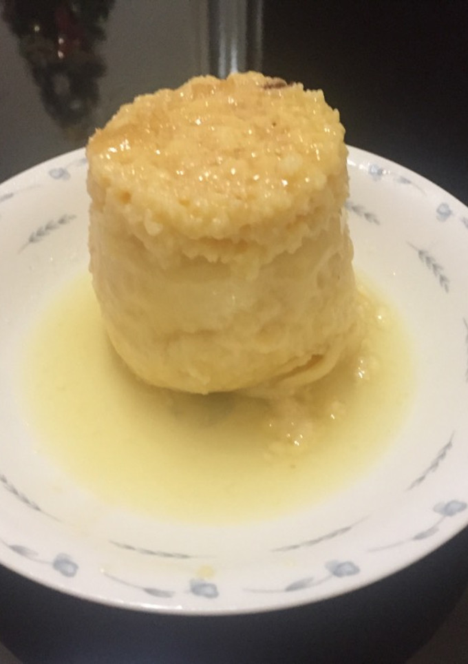 Una foto de Pudín de taza