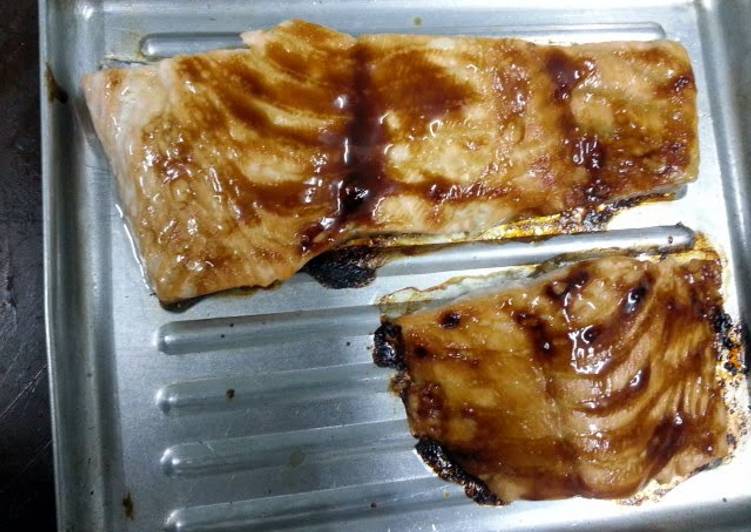 Recipe of Delicious Grilled Teriyaki Salmon
