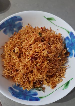 Foto resep Mie kriuk bumbu balado