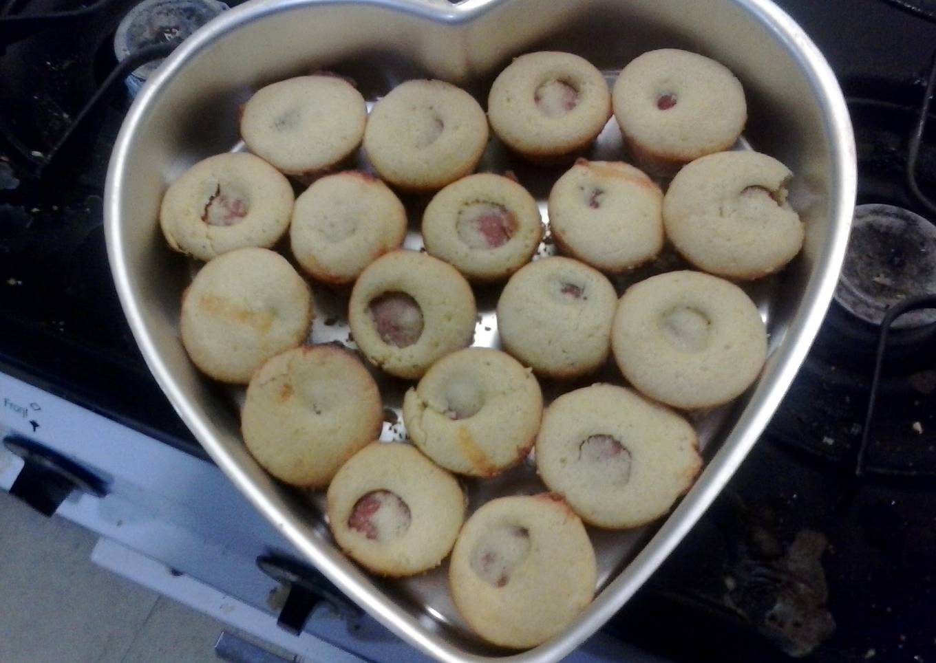 Recipe of Super Quick Homemade cheesy corn dog bites