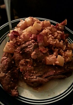 A picture of Campfire Casserole.
