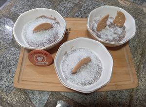 Una foto de Crema de Maicena con Cacao