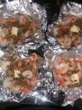 Easy foiled packed shrimp