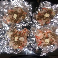 A picture of Easy foiled packed shrimp.
