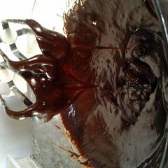 Chocolate Fudge Frosting. A picture of Chocolate Fudge Frosting..