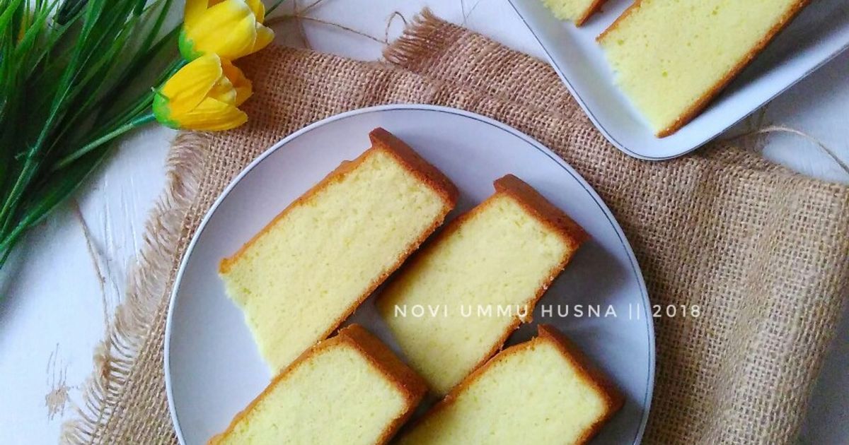 Masuk Basic Resep Basic Vanila Sponge Cake, Lembut, No Sp/Bp oleh Novi Ummu Husna ...