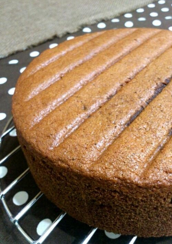 A picture of Foolproof Fluffy Cocoa Sponge Cake.