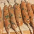 Salchichas de pollo y verdura