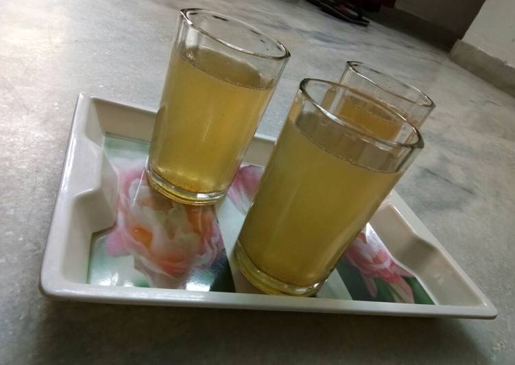 Steps to Prepare Favorite Lemon juice Nimbu pani