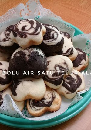 Foto resep 🍰Bolu Air Satu Telur Super Lembut🍰