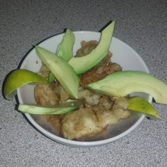 A picture of Lime fried prawns.