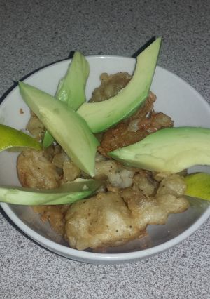 A picture of Lime fried prawns.