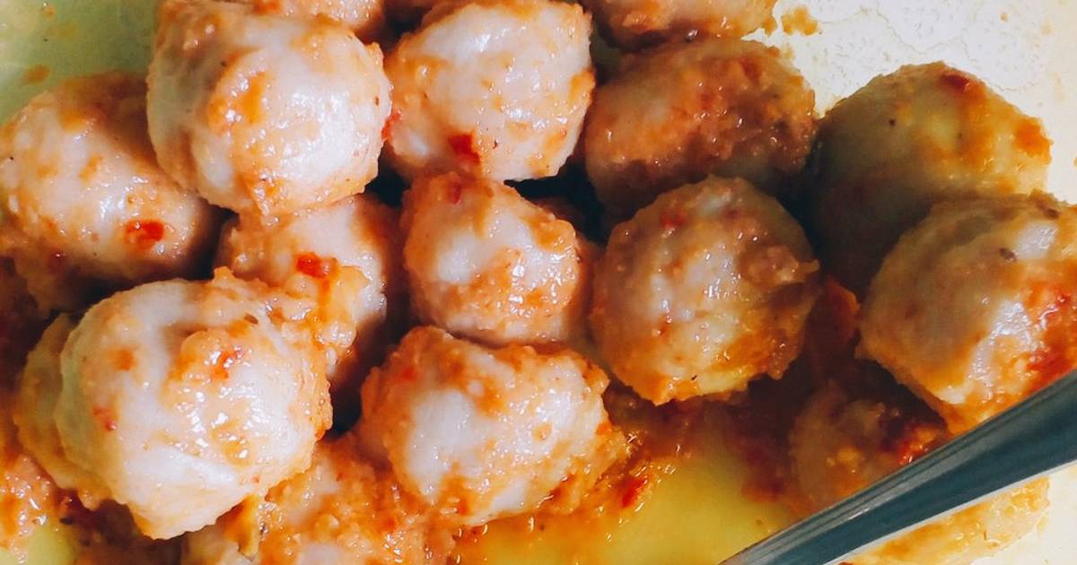 418 resep  pentol bakso  pedas enak dan sederhana Cookpad