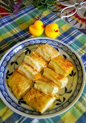 A picture of Tofu Cheese Cutlets Made in a Skillet.