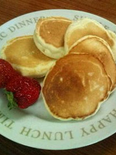 A picture of Wheat & Egg-free Rice Flour and Soy Milk Pancakes.