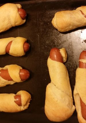 A picture of Kids Croissant Dogs.