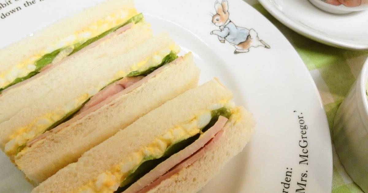 Ham, Egg & Lettuce Sandwiches Recipe by cookpad.japan Cookpad
