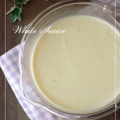 A picture of Easy White Sauce in the Microwave.