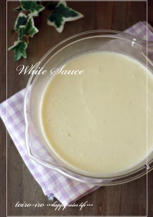 A picture of Easy White Sauce in the Microwave.