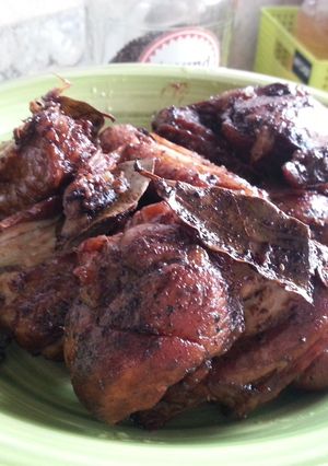A picture of Simple and Easy Chicken Adobo (Adobong Manok).
