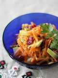 Cranberry and Walnut Carrot Salad