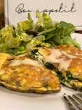 Spinat-Omelette mit Feta
