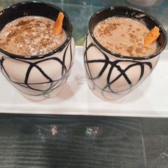 A picture of Hot chocolate with spices.