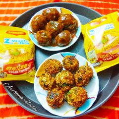 A picture of Maggi manchurian.