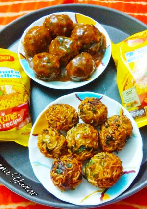 A picture of Maggi manchurian.
