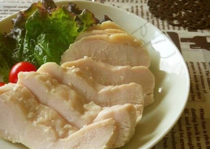 Recipe of Super Quick Homemade Moist Chicken Ham with Shio-Koji!