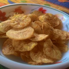 A picture of Banana wafers.