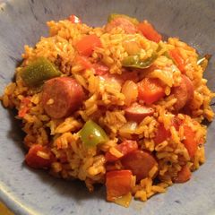 A picture of Sausage & Peppers Rice One Pot Meal.