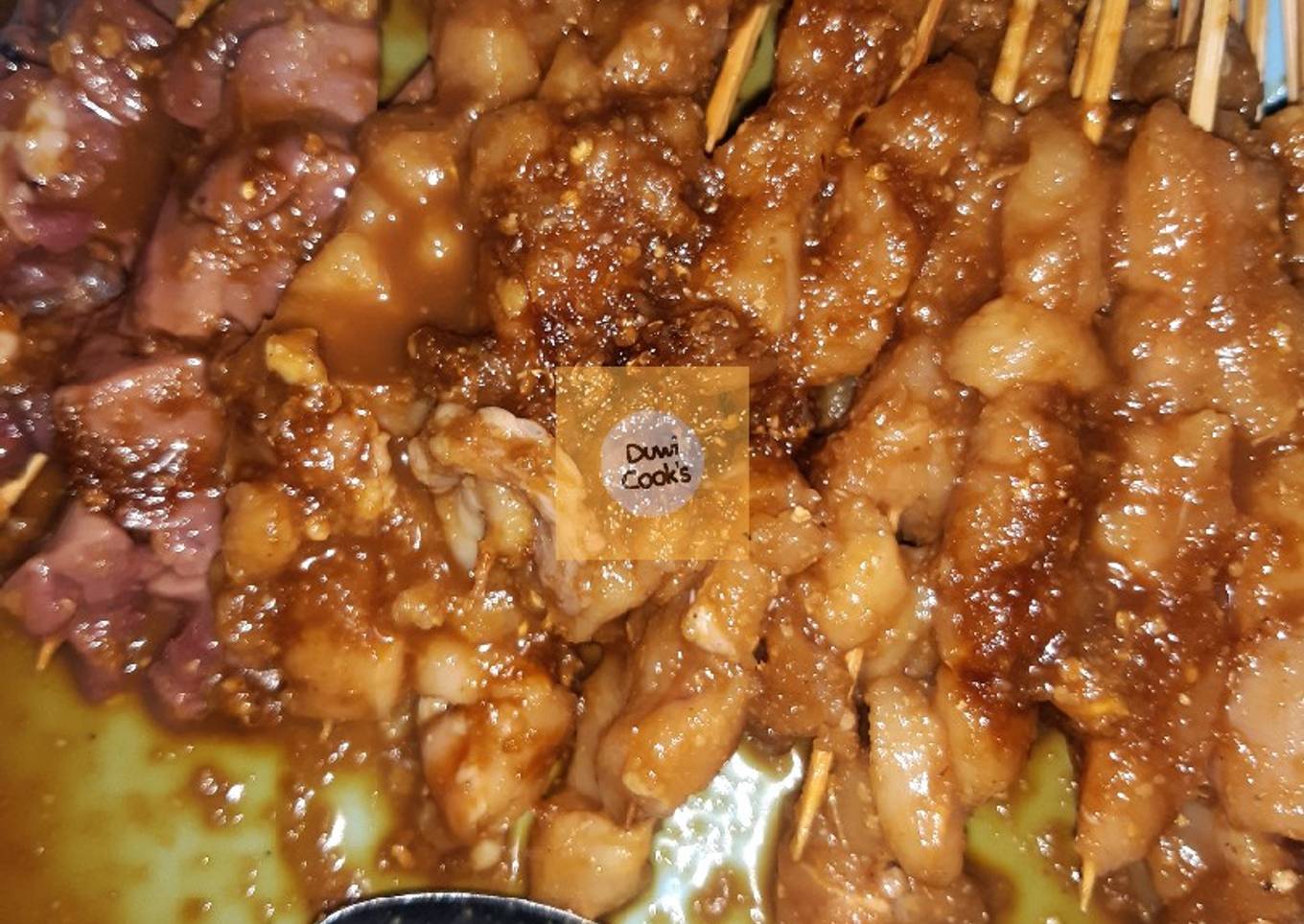 6. Marinasi Sate Ayam
