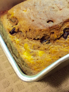 A picture of Vegan Banana Bread With Chocolate Chips.