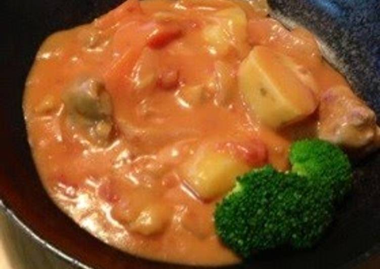 How to Make Homemade Super Easy! Rich Tomato Cream Stew